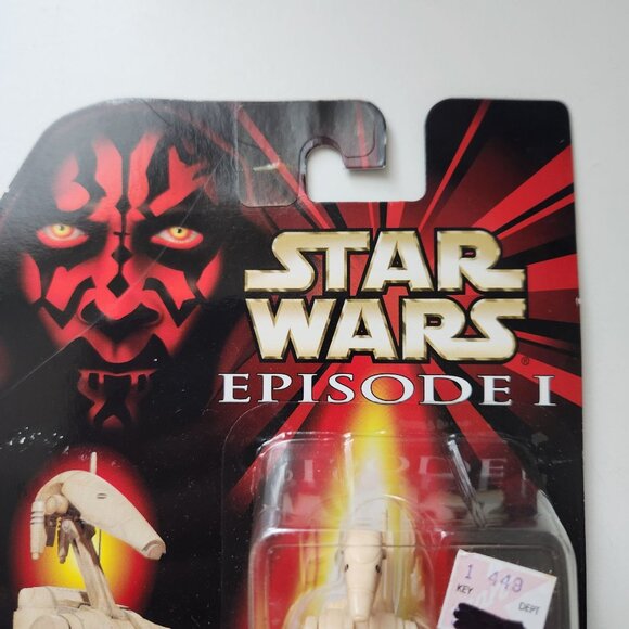 1998 Star Wars Episode I Battle Droid With Blaster Rifle & CommTech Chip VTG - Picture 4 of 8